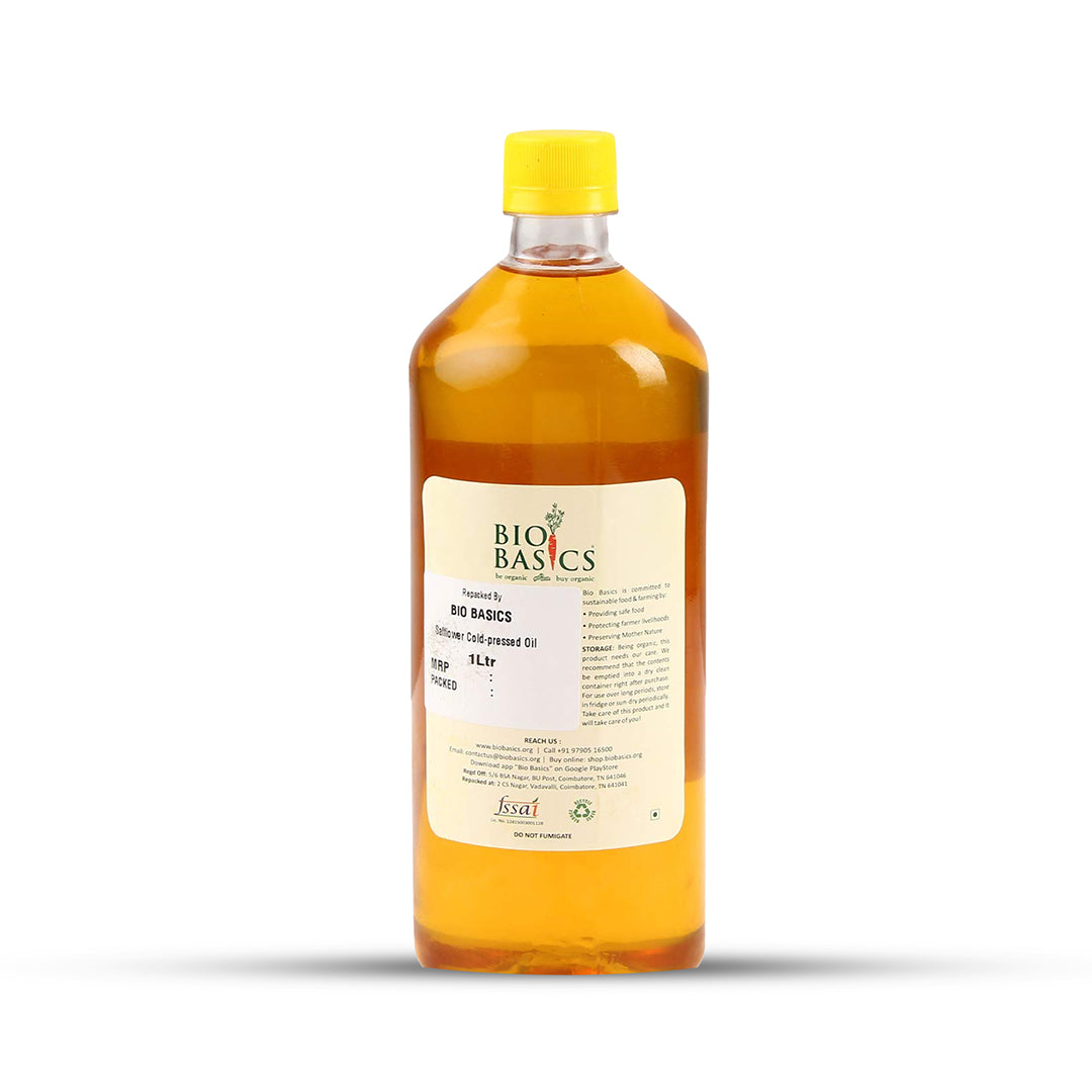 Safflower Cold Pressed Oil 500ml Bio Basics Organic Online Store 5541