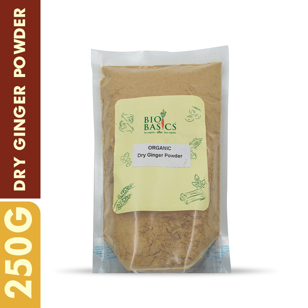Organic Dry Ginger Powder 100g, 250g, 500g Bio Basics Organic Online