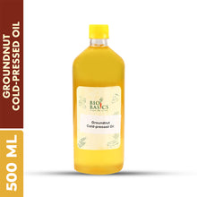 Load image into Gallery viewer, Buy 500 Ml Groundnut Cold Pressed Oil online at Bio Basics
