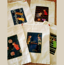 Load image into Gallery viewer, Gift Bag With Patch Work at Bio Basics store
