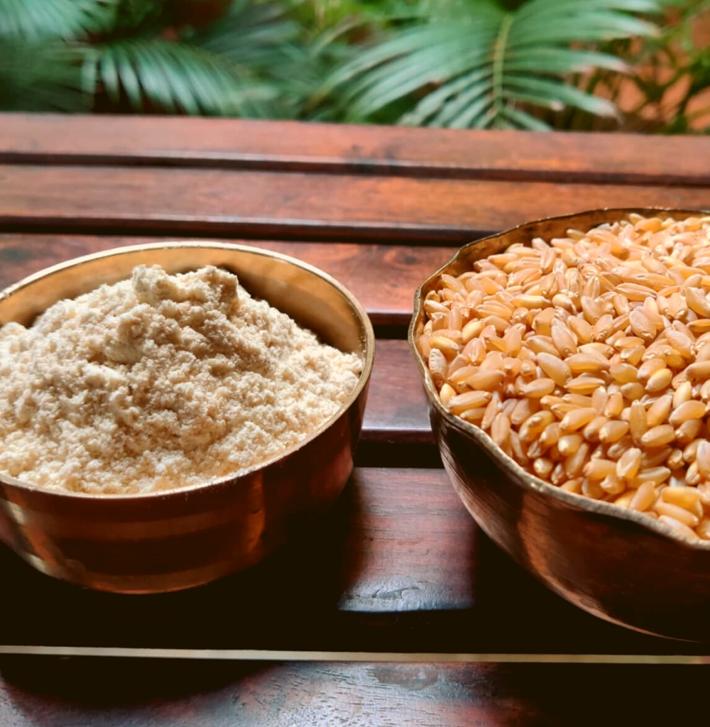 Sharbati Wheat Flour 500g,1kg, 2kg Bio Basics Organic Online Store