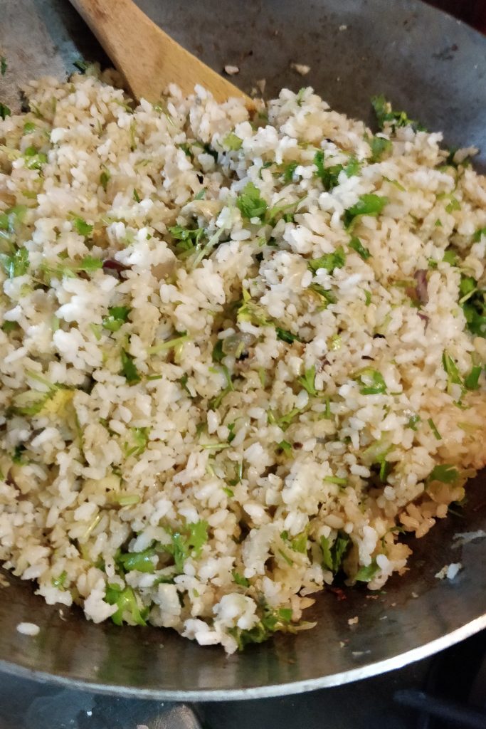 Cauliflower Rice – With Rice or Millet Rice