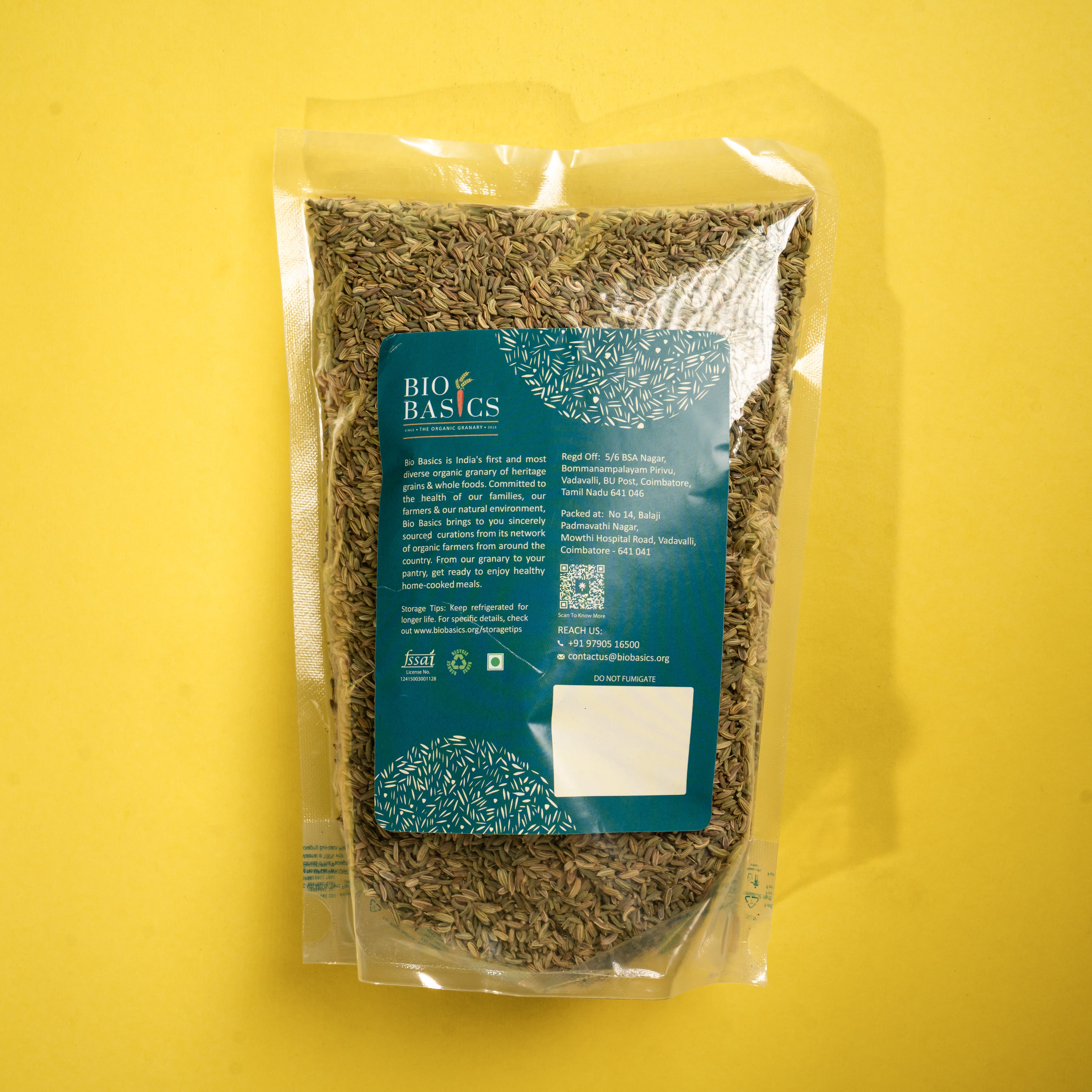 Organic Fennel Seeds