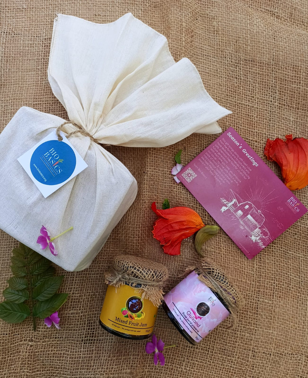 Diwali Gift Pack - Gulkahand & Mixed fruit jam