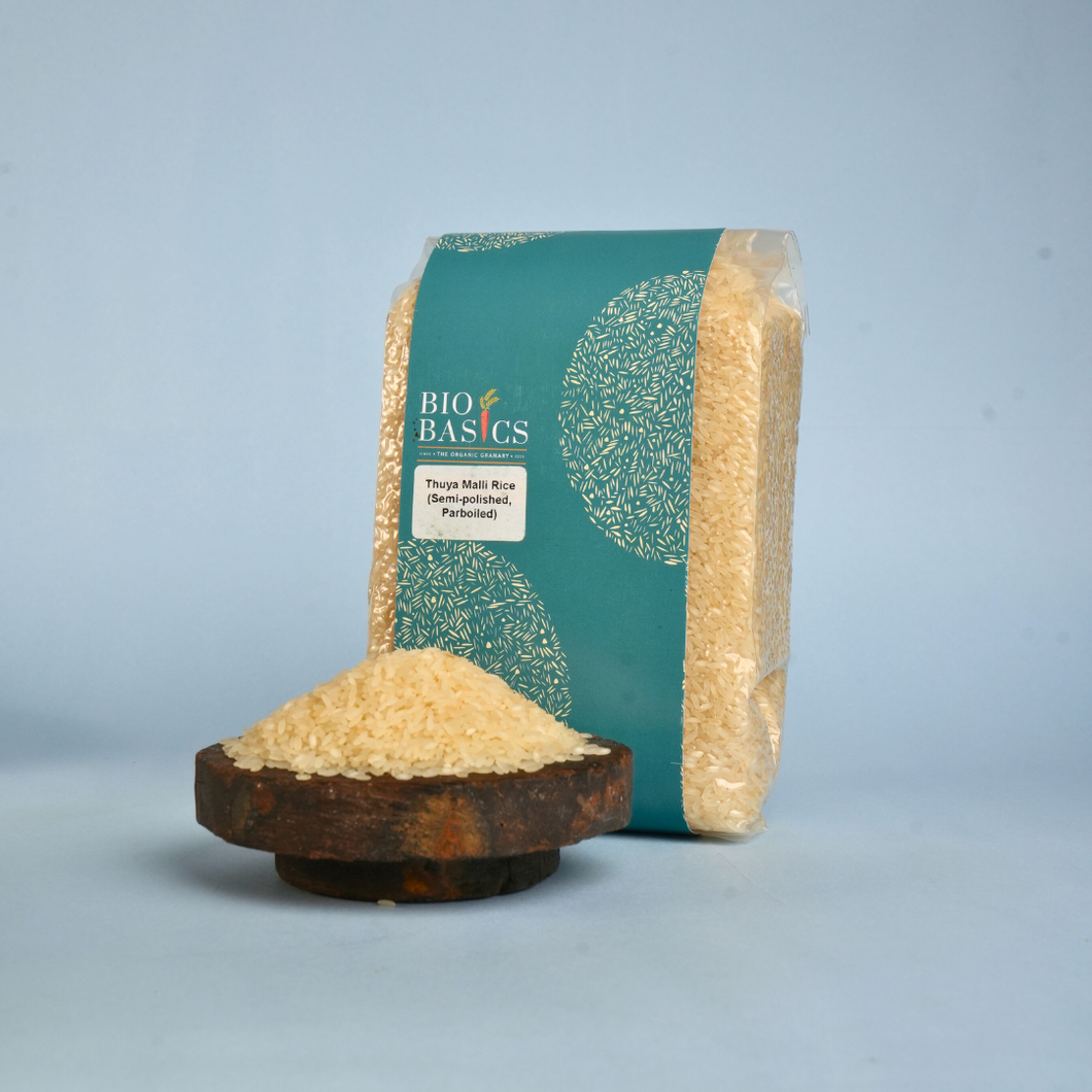 Thuya Malli Rice (Semi-polished Parboiled) - 5 Kg