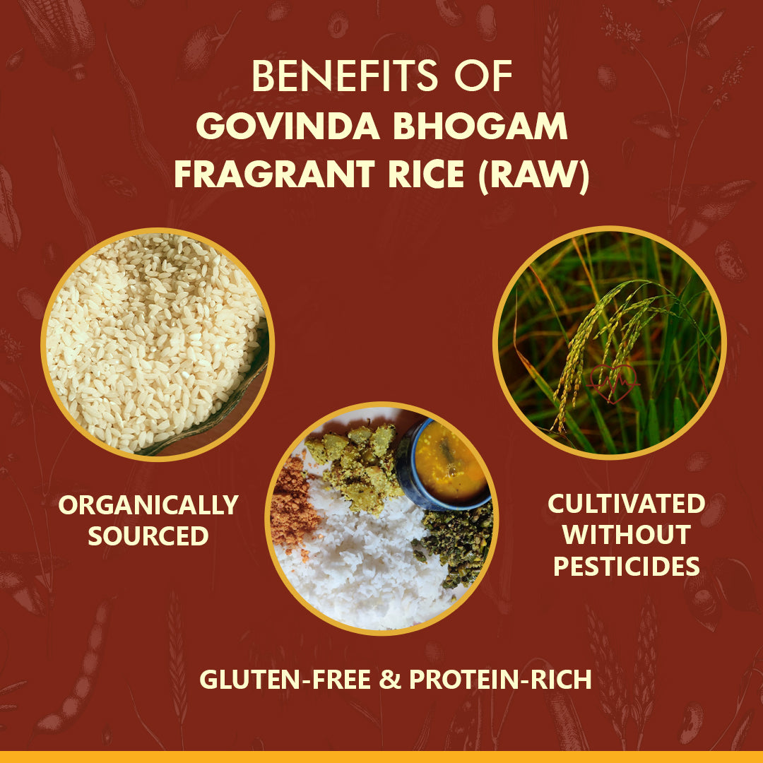 Benefits of using organic gobindo bhog fragrant rice