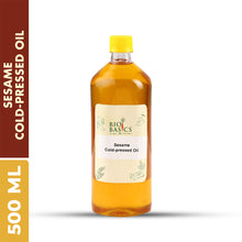 Load image into Gallery viewer, Buy 500 Ml Sesame Cold Pressed Oil online at Bio Basics
