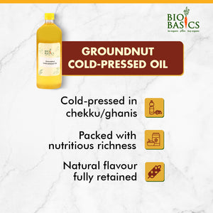 Buy Groundnut Cold Pressed chekku/ghanis at Bio Basics