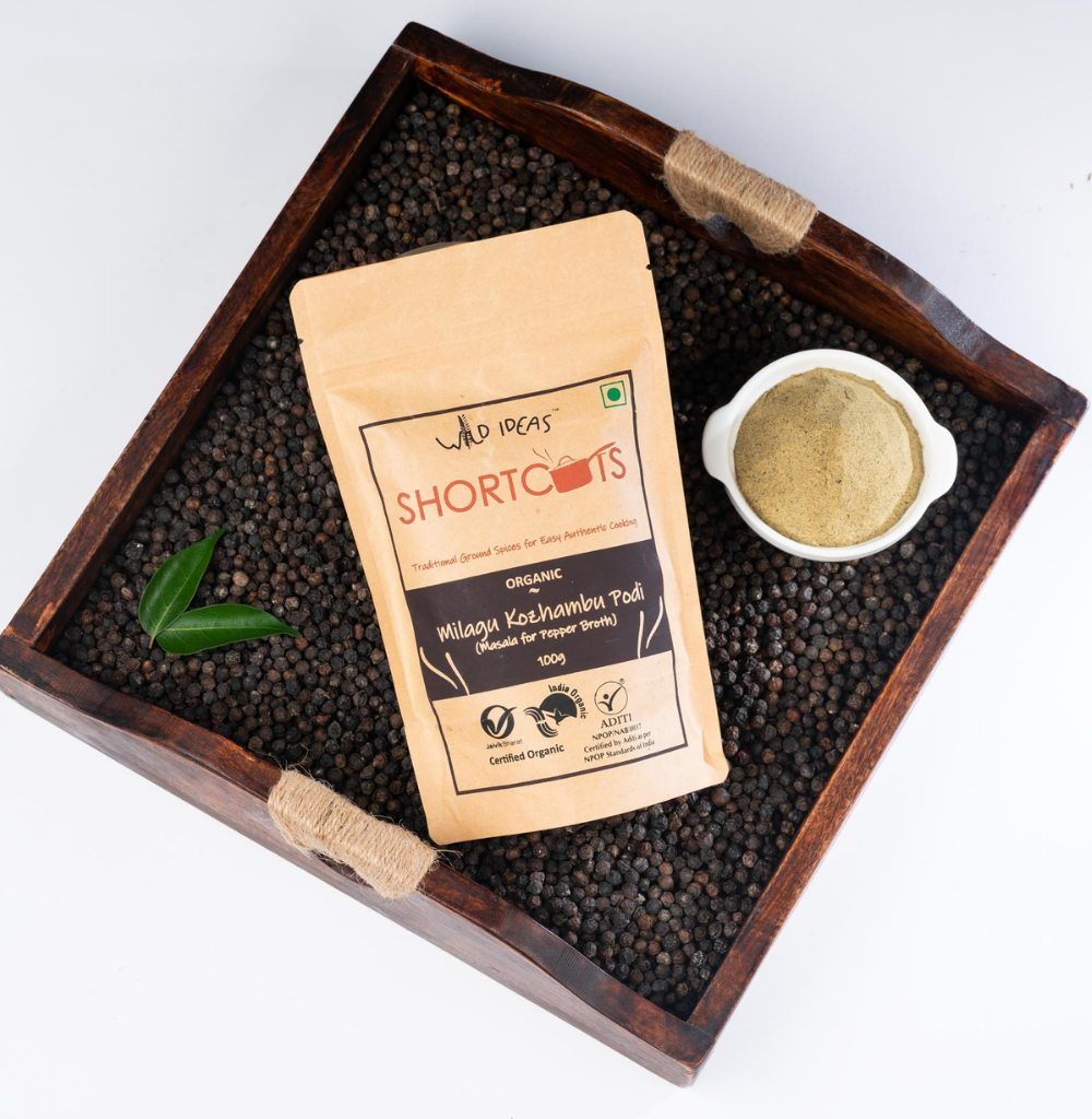 Buy Organic perry curry powder Milagu Kozhambu Podi at Bio Basics store 