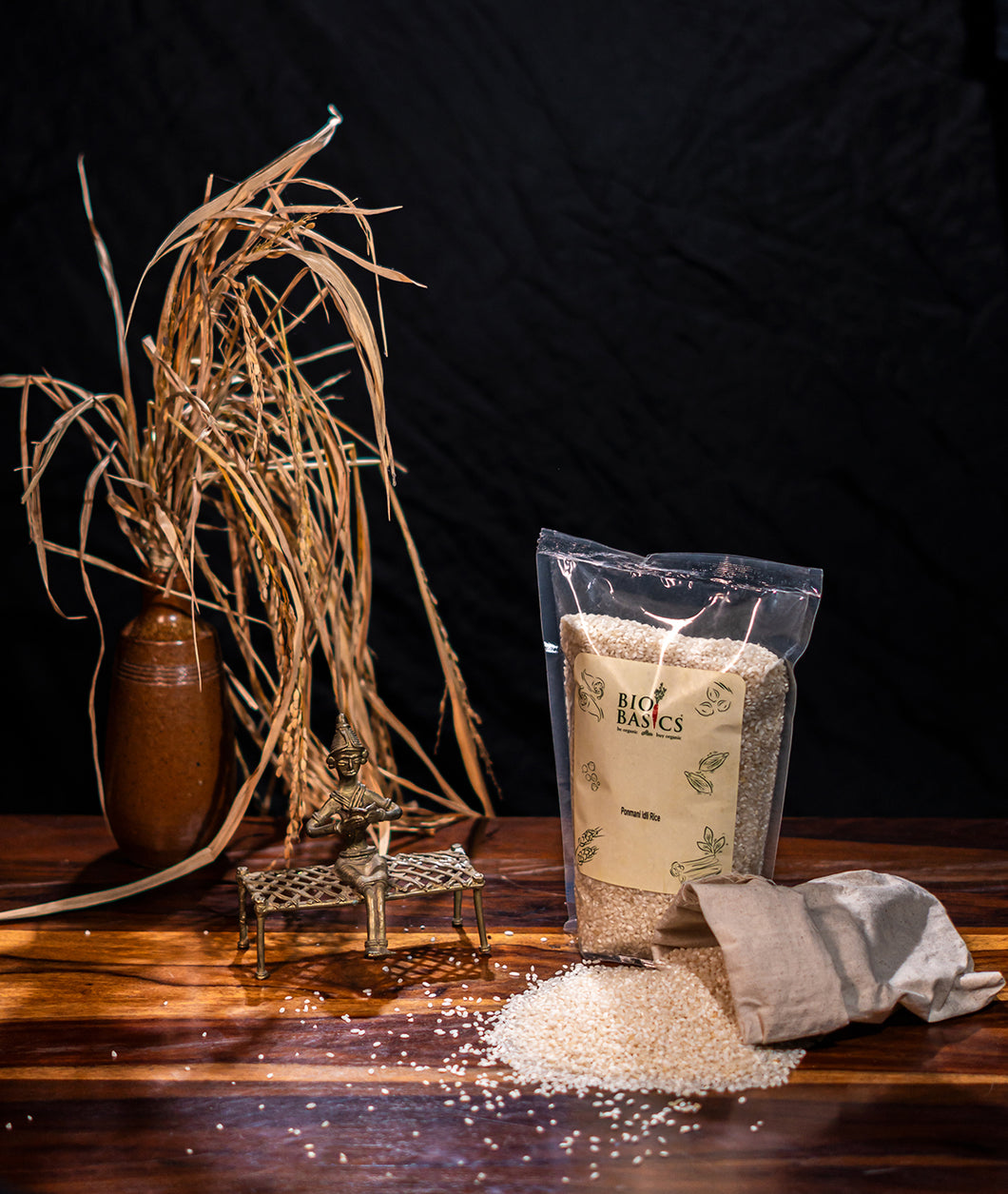 Buy organic Ponmani idli rice online at Bio Basics
