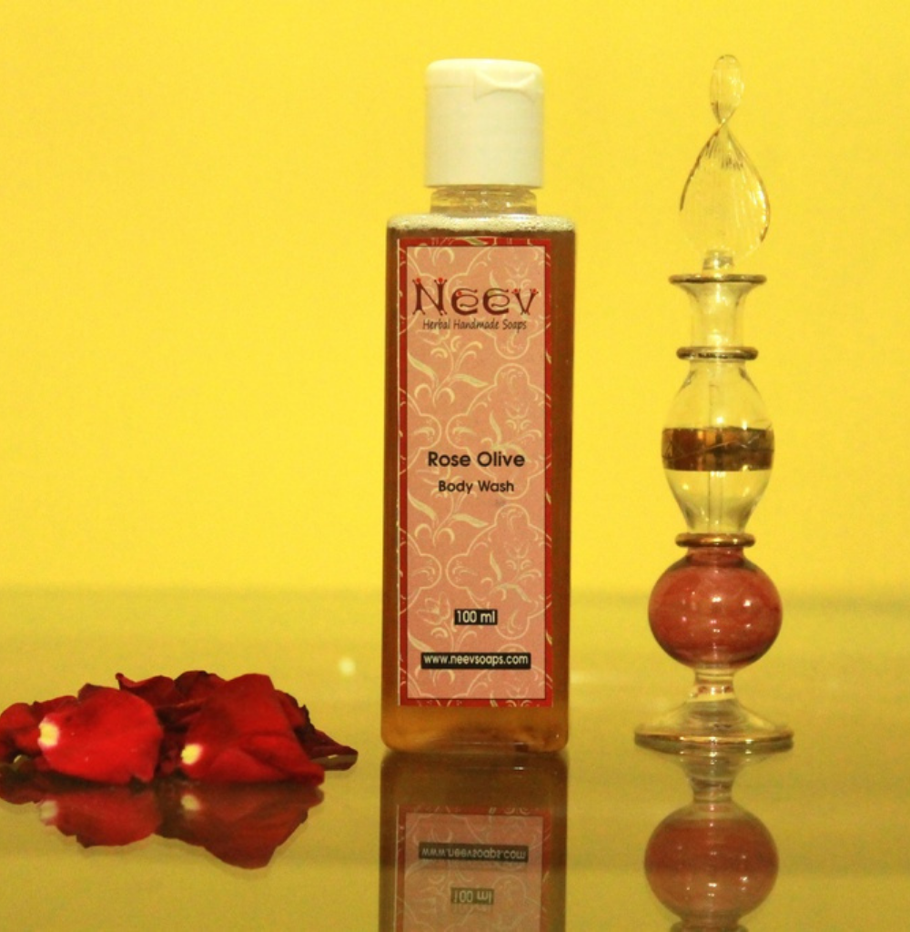 Rose Olive Body Wash 100g Bio Basics Organic Online Store