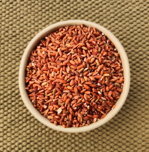 Buy unpolished organic mappilai samba red rice online at Bio Basics