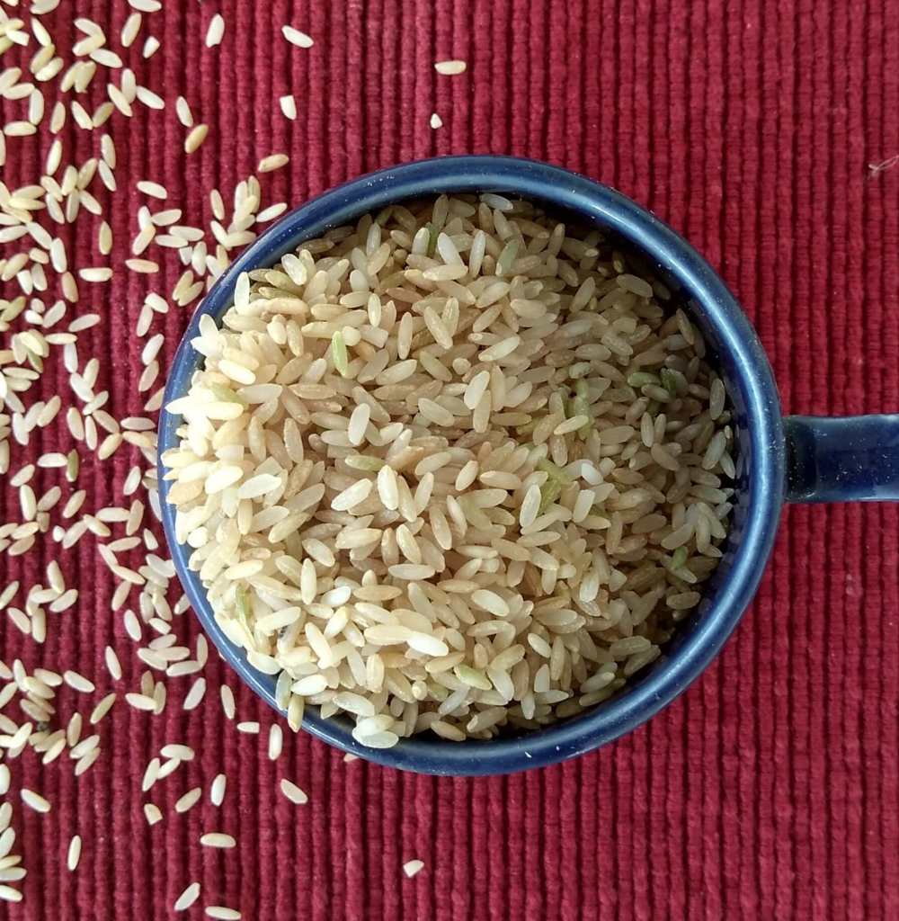 Buy unpolished organic sona masuri brown rice online at Bio Basics