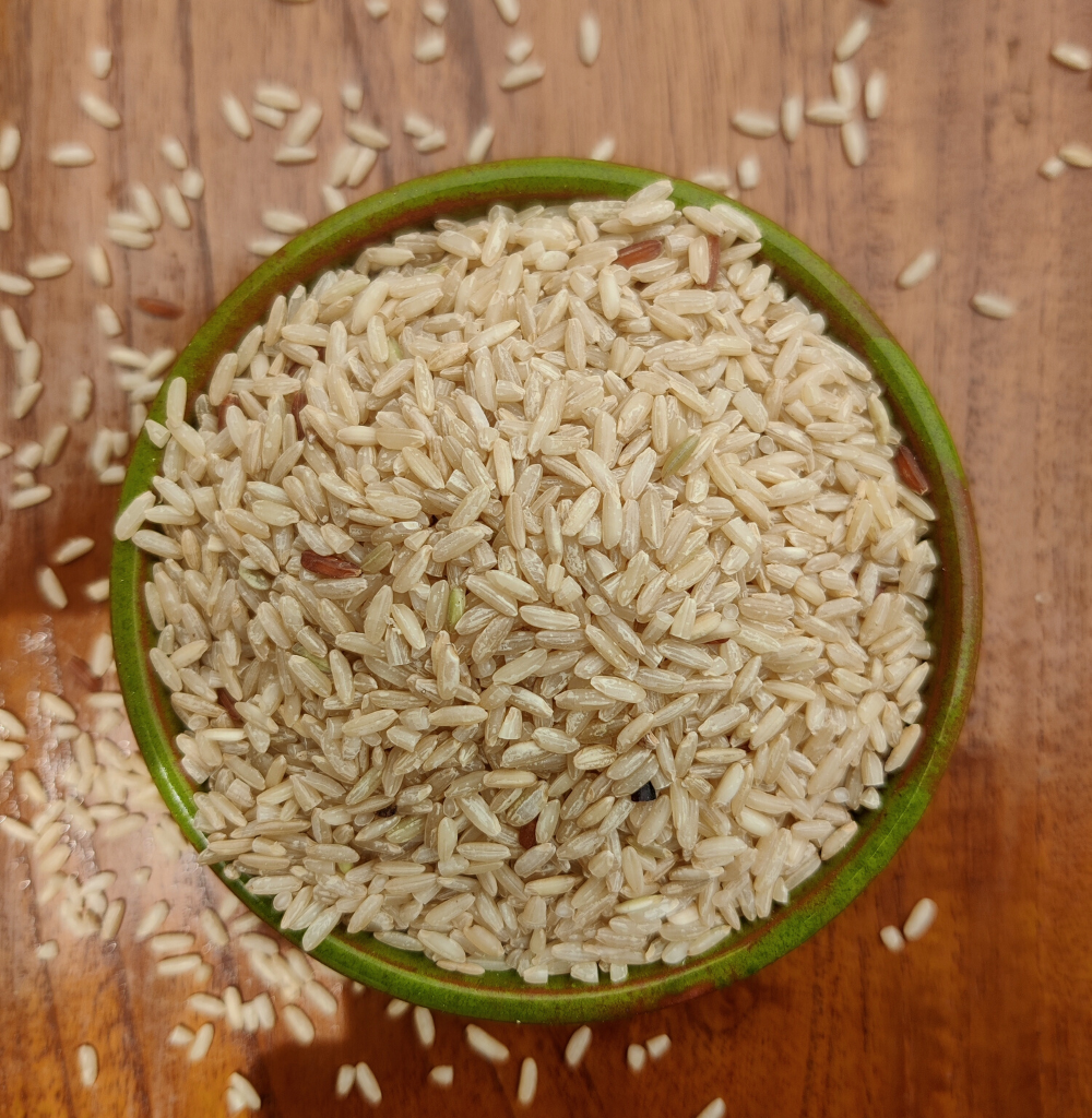 Buy unpolished organic thuyamalli rice online at Bio Basics