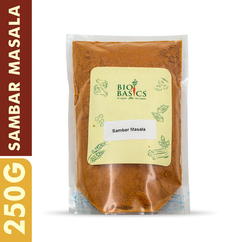 Order 250g of Organic Sambar Powder online at Bio basics store