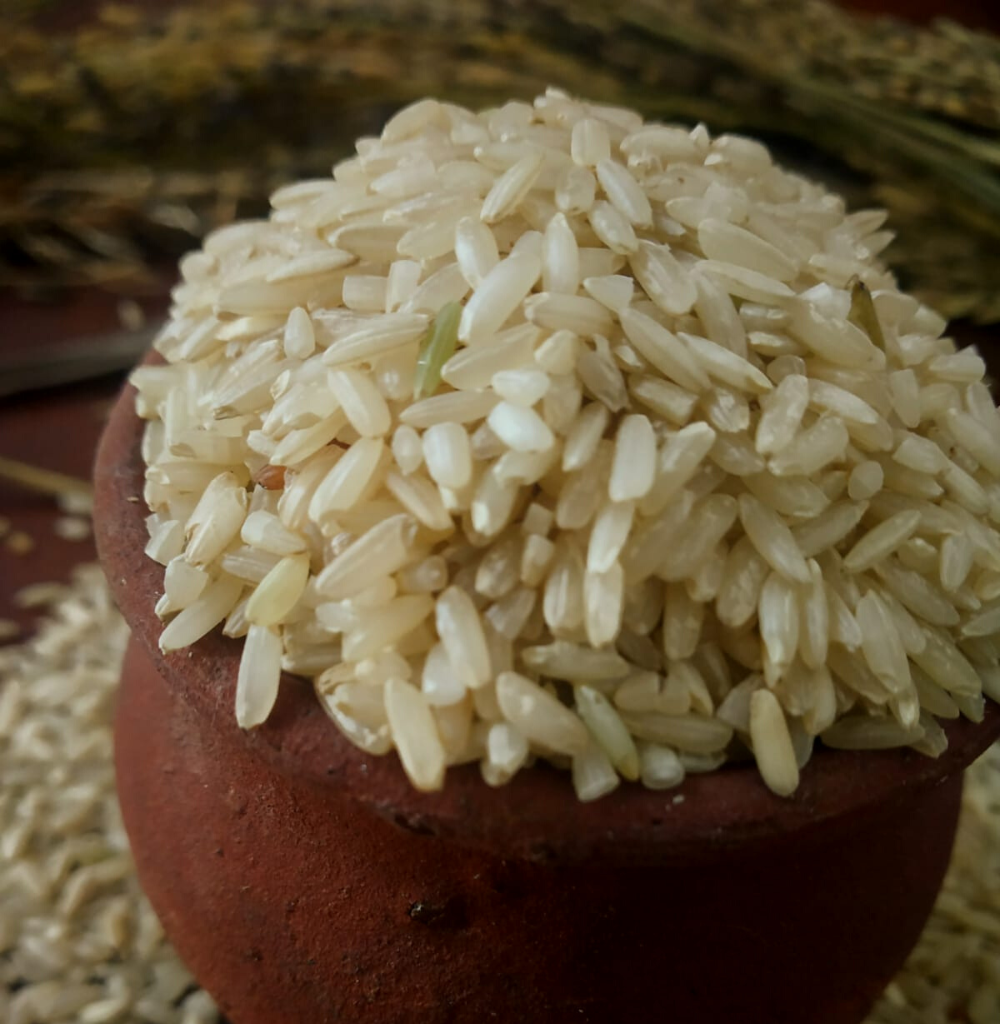 Order organic Thuya malli rice raw online at Bio Basics