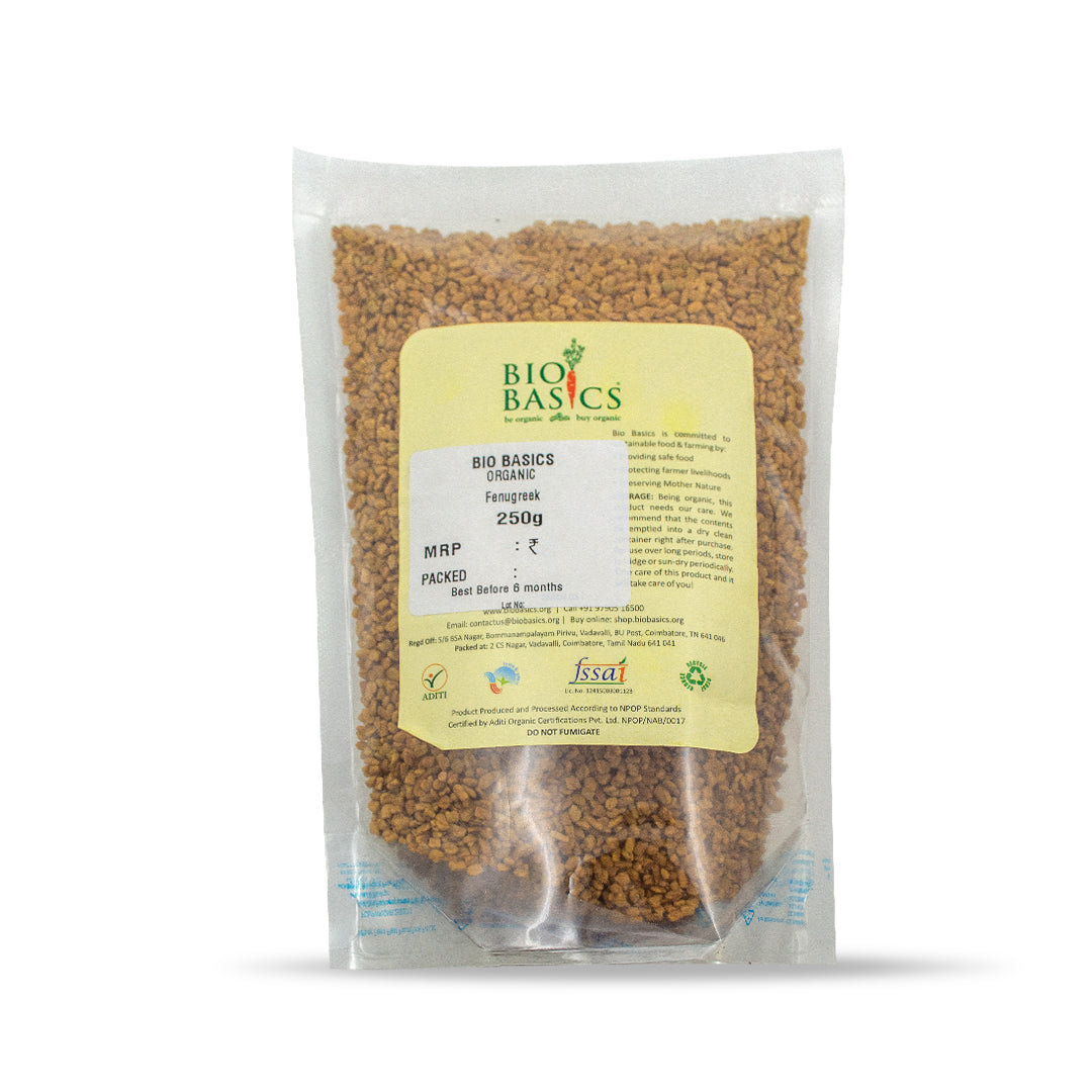 Buy Organic Fenugreek Online At Bio Basics