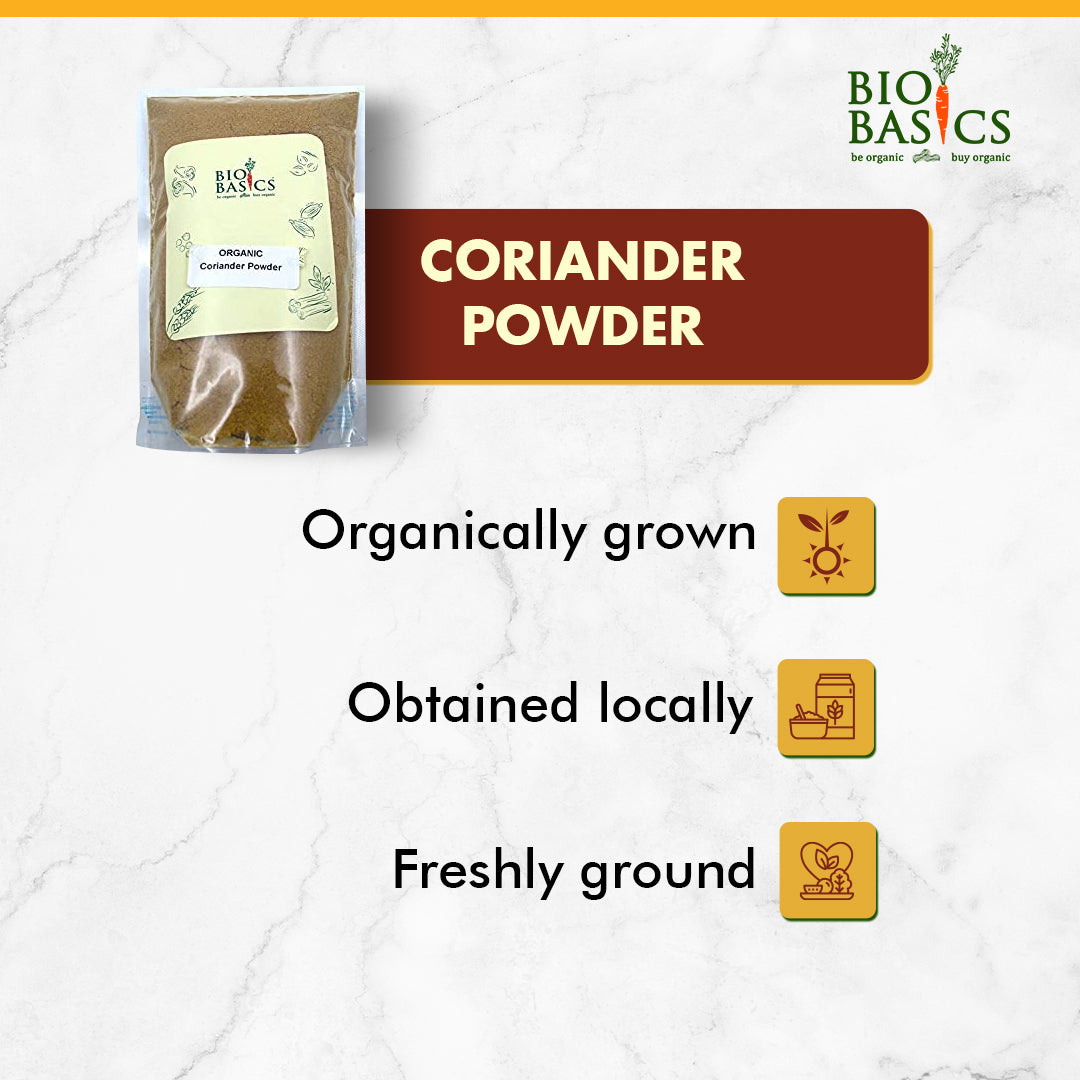 Shop Organic Coriander Powder Malli Thool Online At Bio Basics Store1