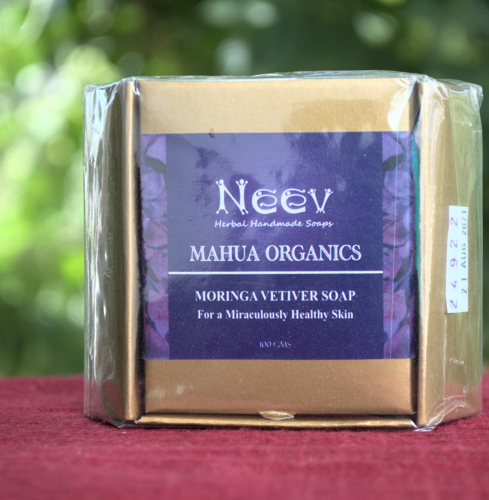 Mahua Organic Moringa vetiver soap