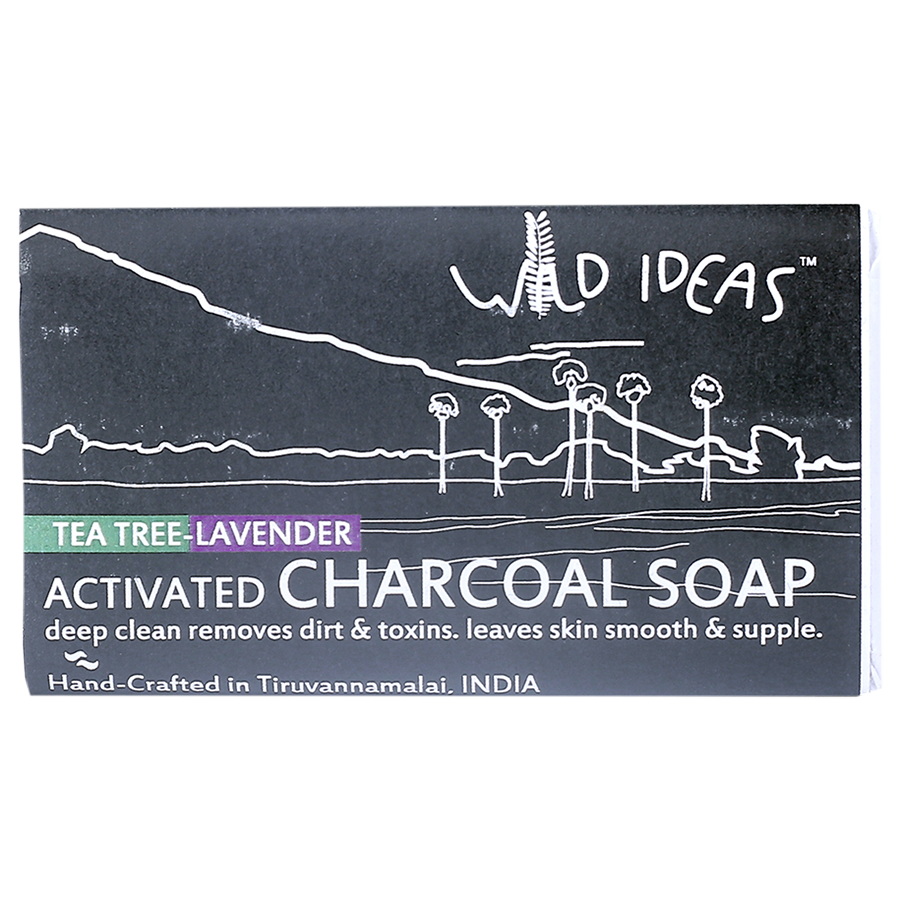 Buy Activated Charcoal Soap Tea Tree & Lavender online at Bio Basics store now